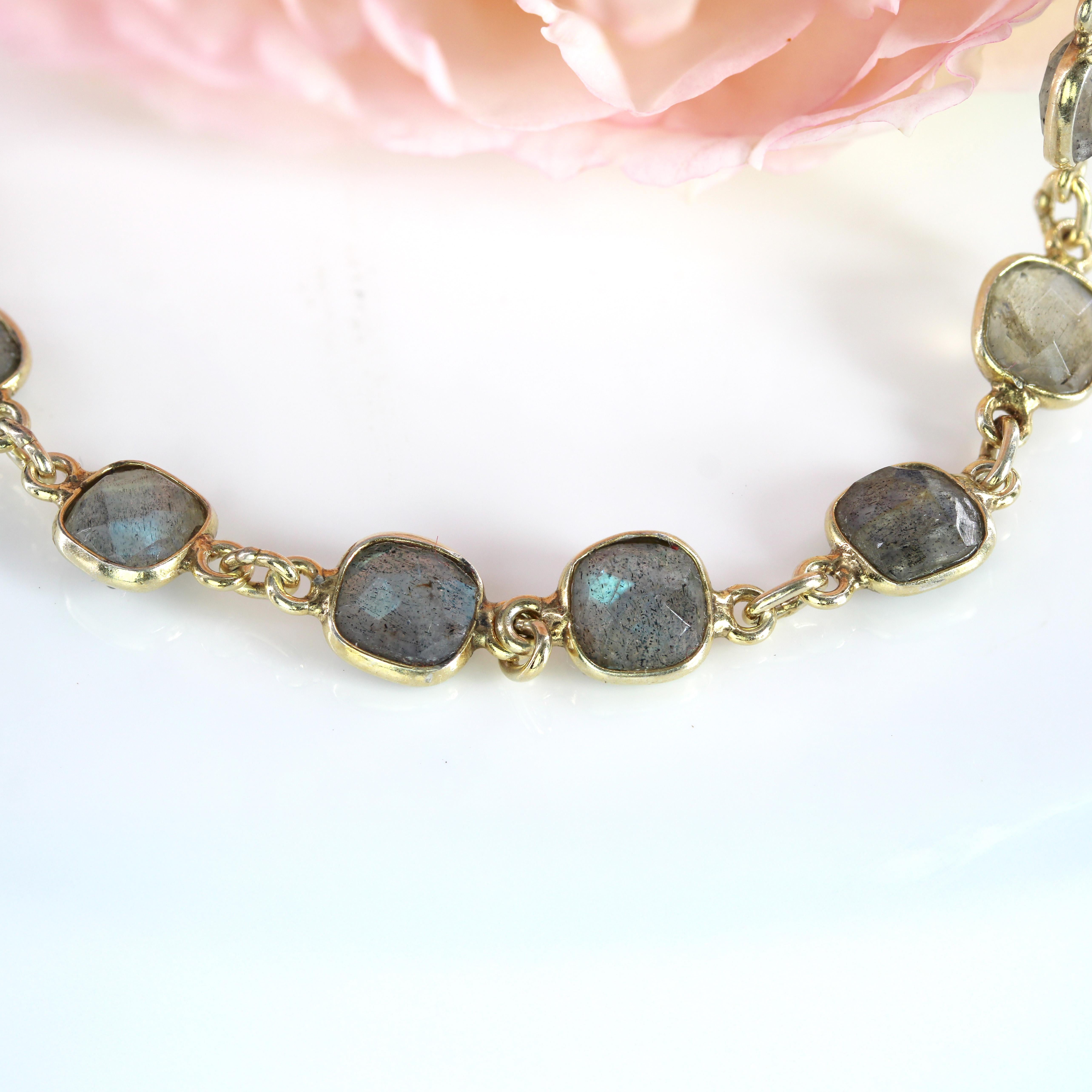 De las mujeres Modern Baume Creation Labradorites Vermeil Bracelet en venta