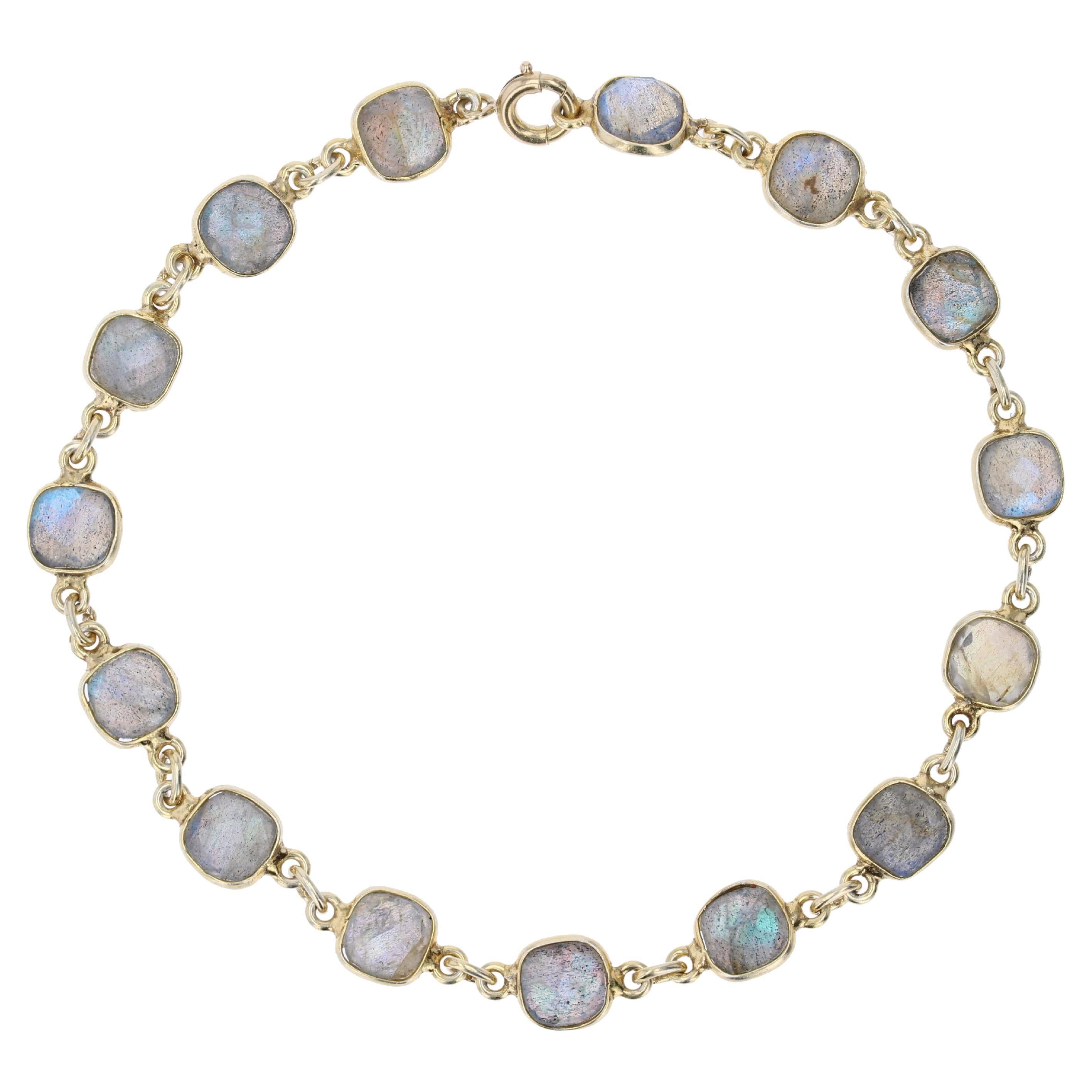 Modern Baume Creation Labradorites Vermeil Bracelet