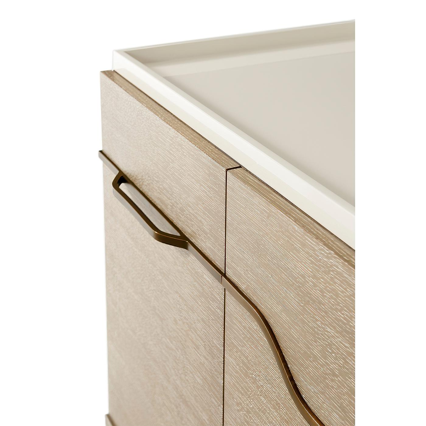 Wood Modern Beachwood Oak Cabinet