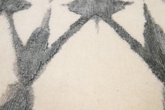 Modern Hand-Knotted Wool and Silk Rug by Apadana, Custom Sizes, Nepal