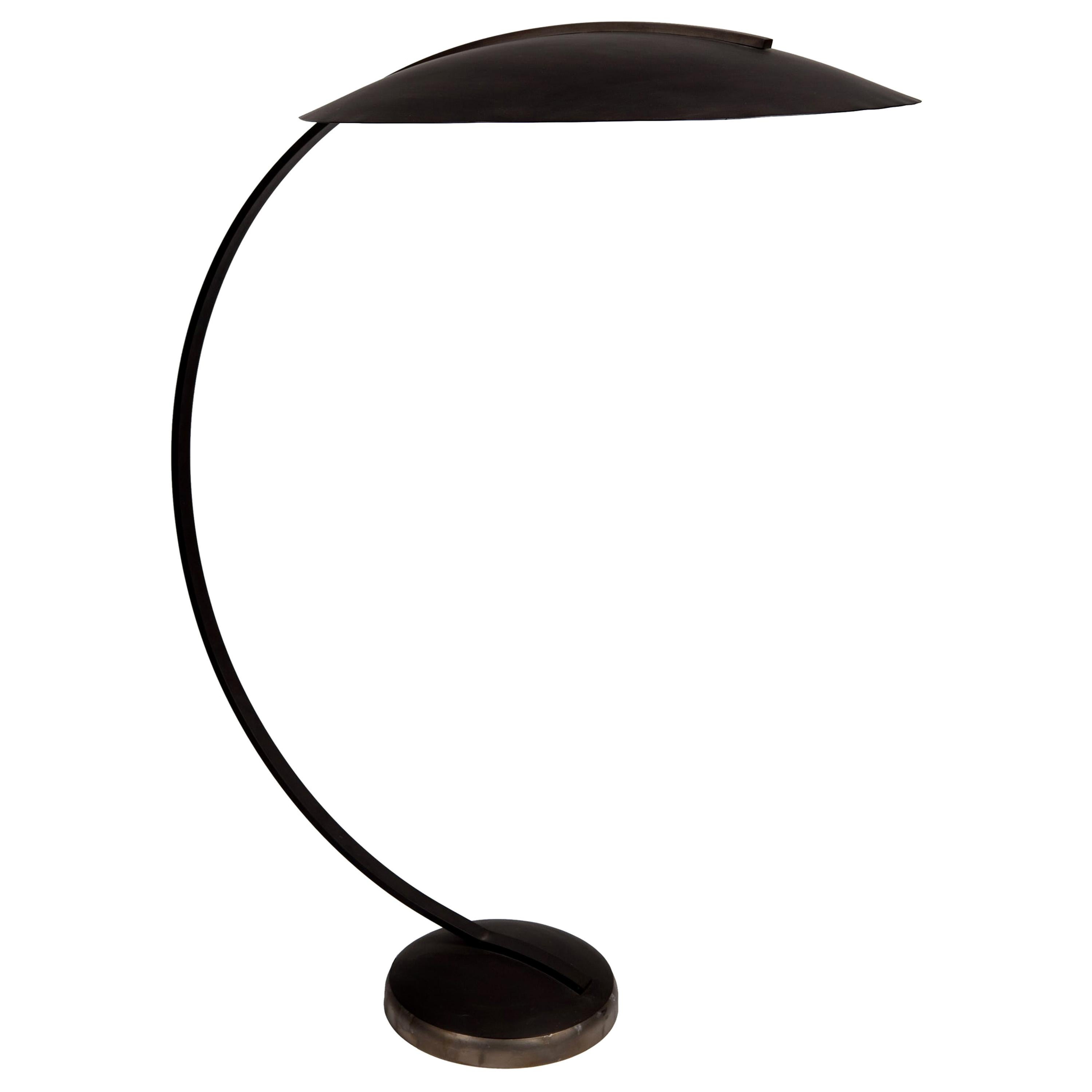 Modern Bend-It Floor Lamp brass, led