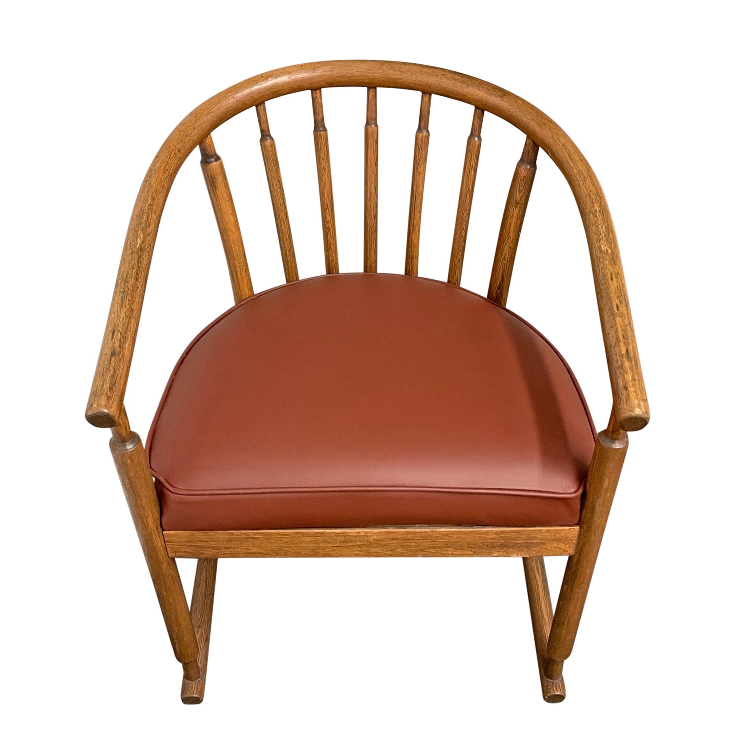 20th Century Modern Bentwood Roundback Chair
