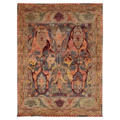 Modern Bidjar-Style Wool Rug — Vibrant Colors, Dense Weave, Timeless Symmetry