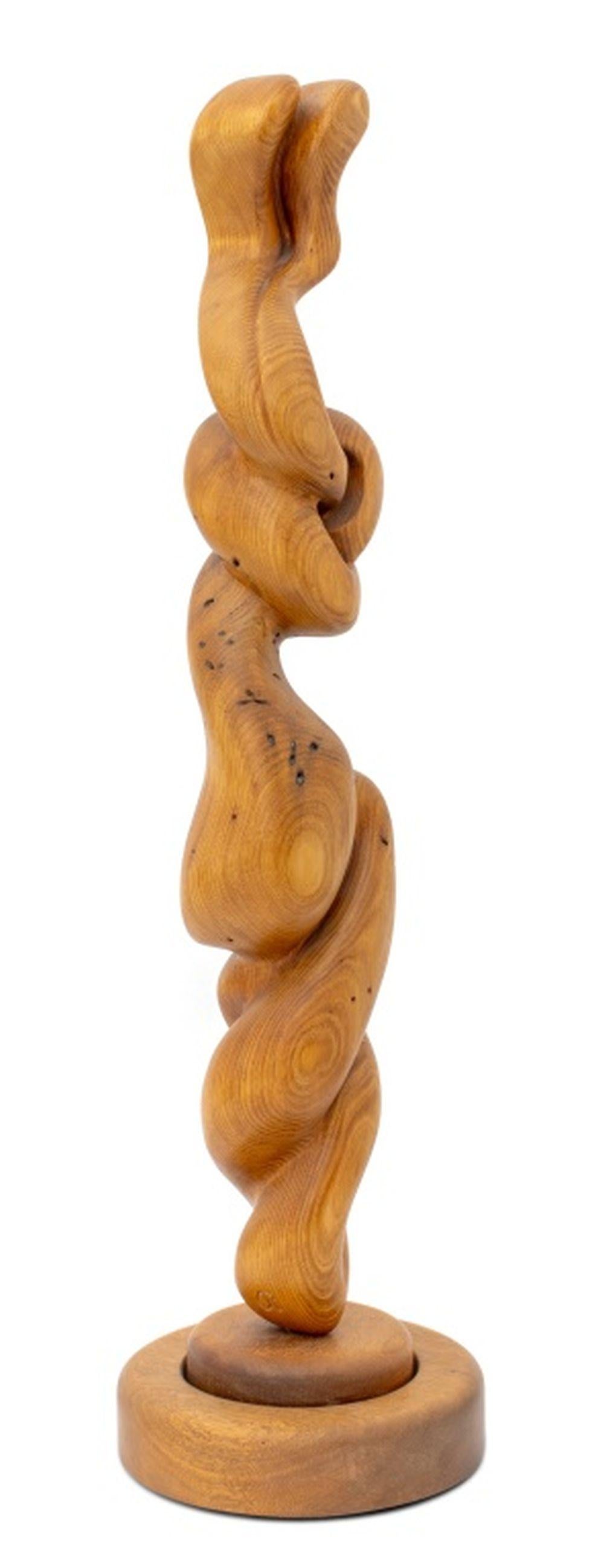Escultura Biomorfa Moderna de Madera Tallada siglo XX en venta