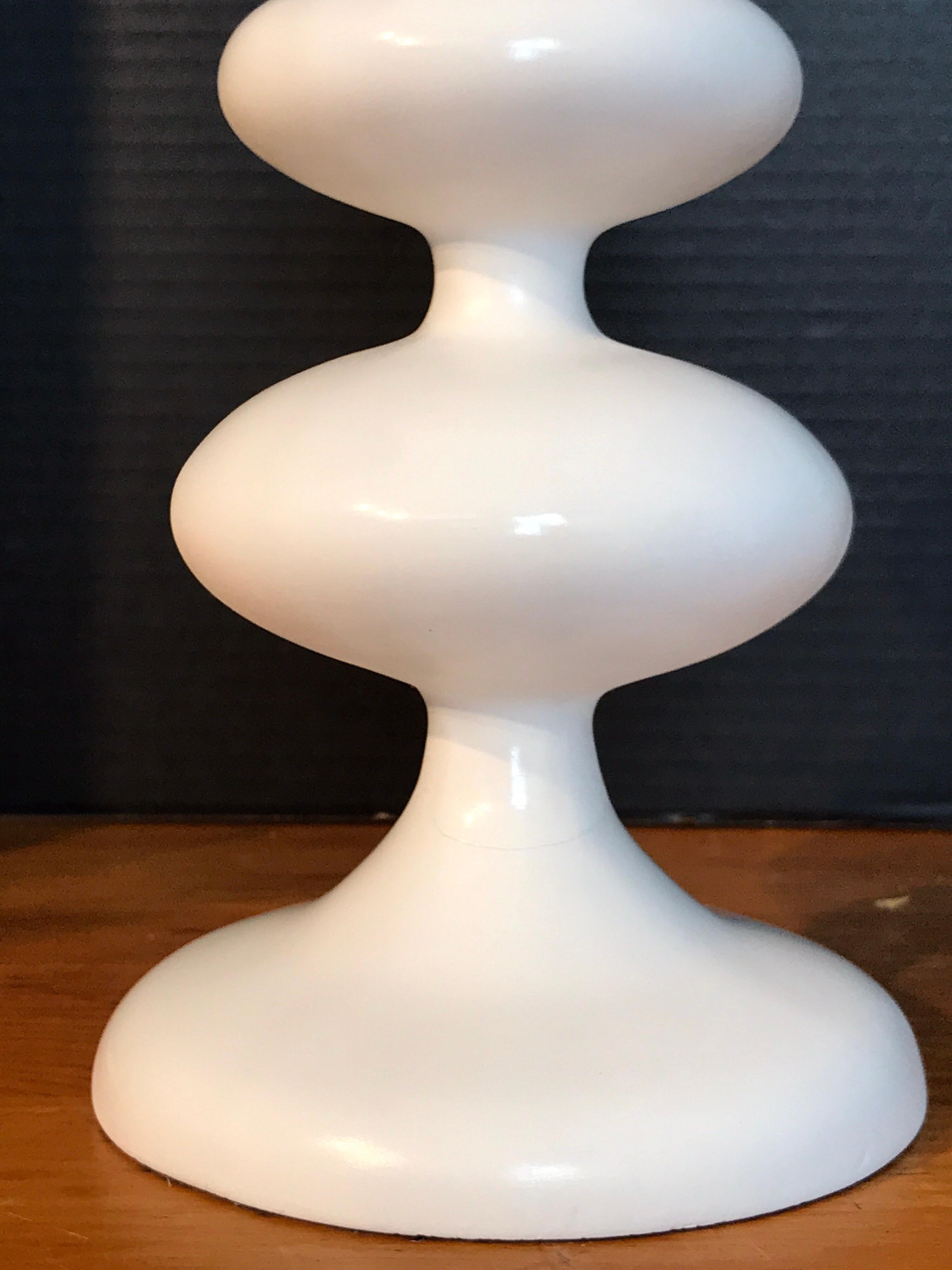 Modern Biomorphic Style Table Lamp In Good Condition For Sale In West Palm Beach, FL