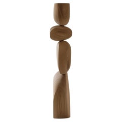 Modern Biomorphic Wood Sculpture Still Stand No104 by Joel Escalona