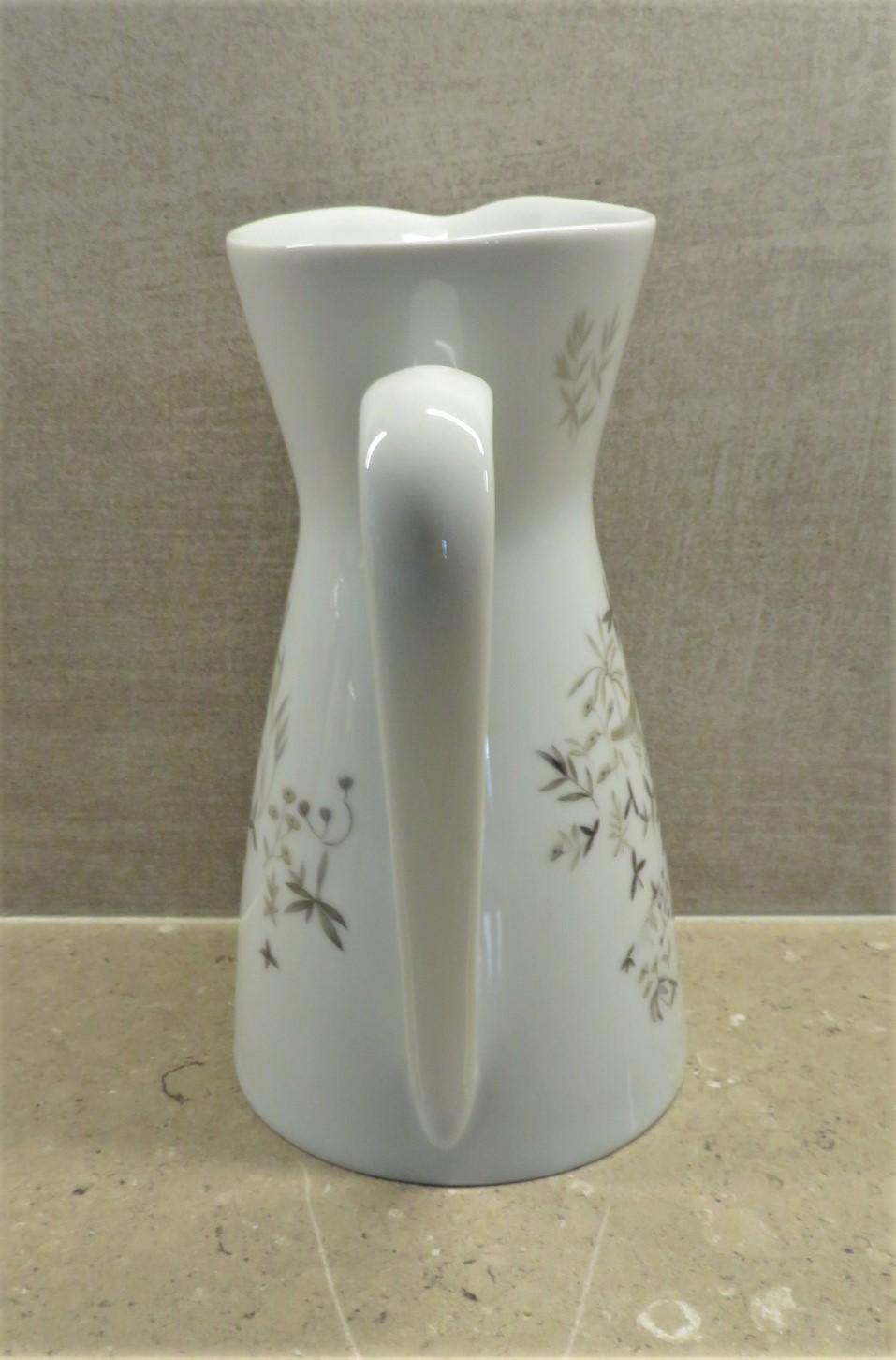 Mid-20th Century Modern Birds on Trees Water Pitcher by Raymond Loewy for Rosenthal, 1960s