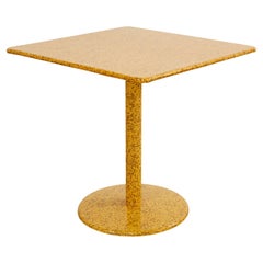 Used Modern Bistro Table Lacquer Spreckled by Artist Ira Yeager