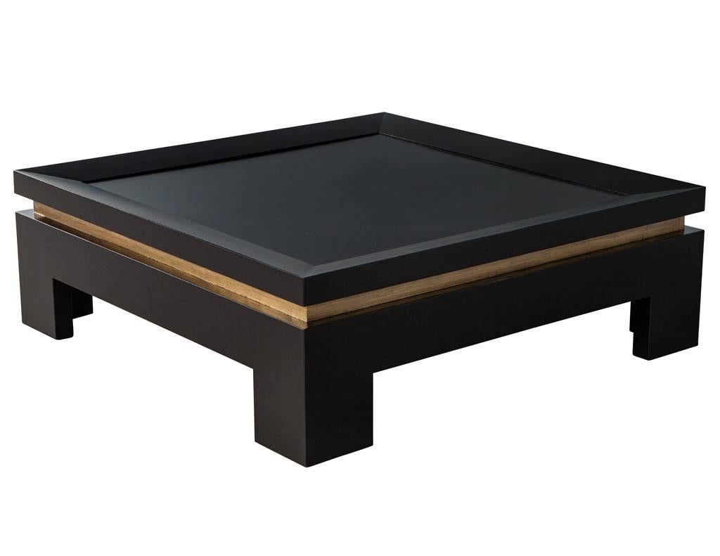 black and gold coffee table