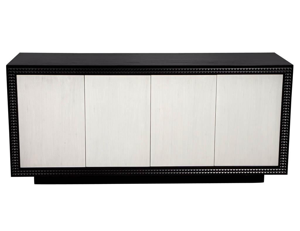 black and white sideboard buffet