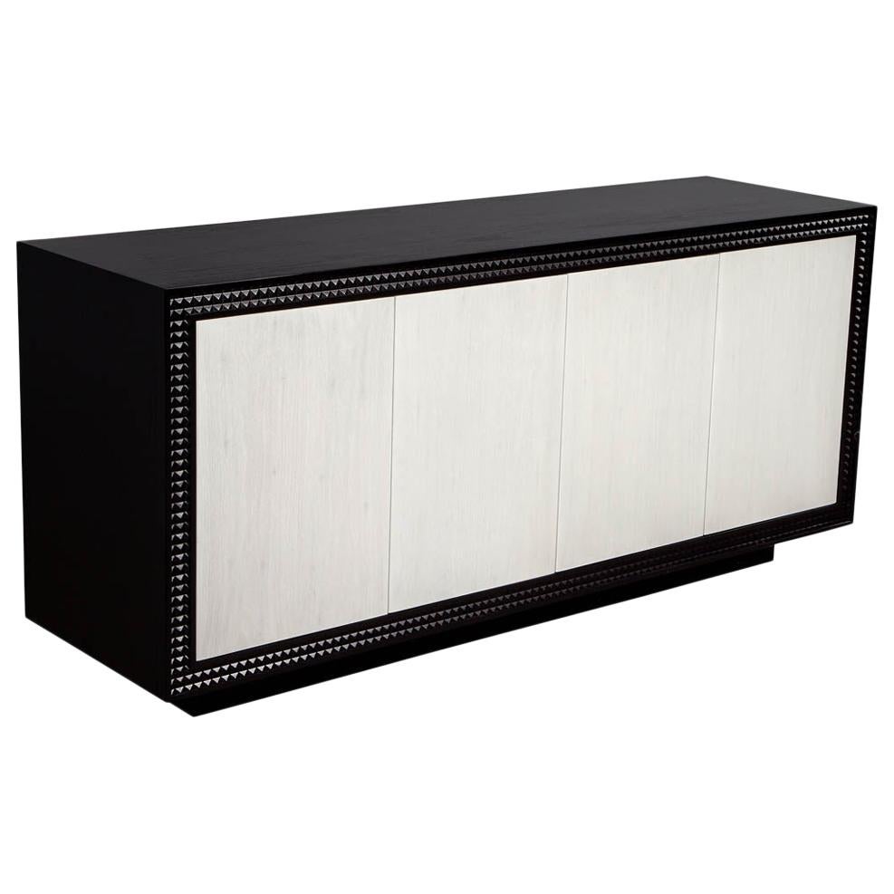 Modern Black and White Buffet Sideboard