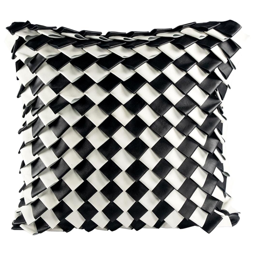 Tropics Collection 'Zebra' Luxury Silk Cushion For Sale at 1stDibs