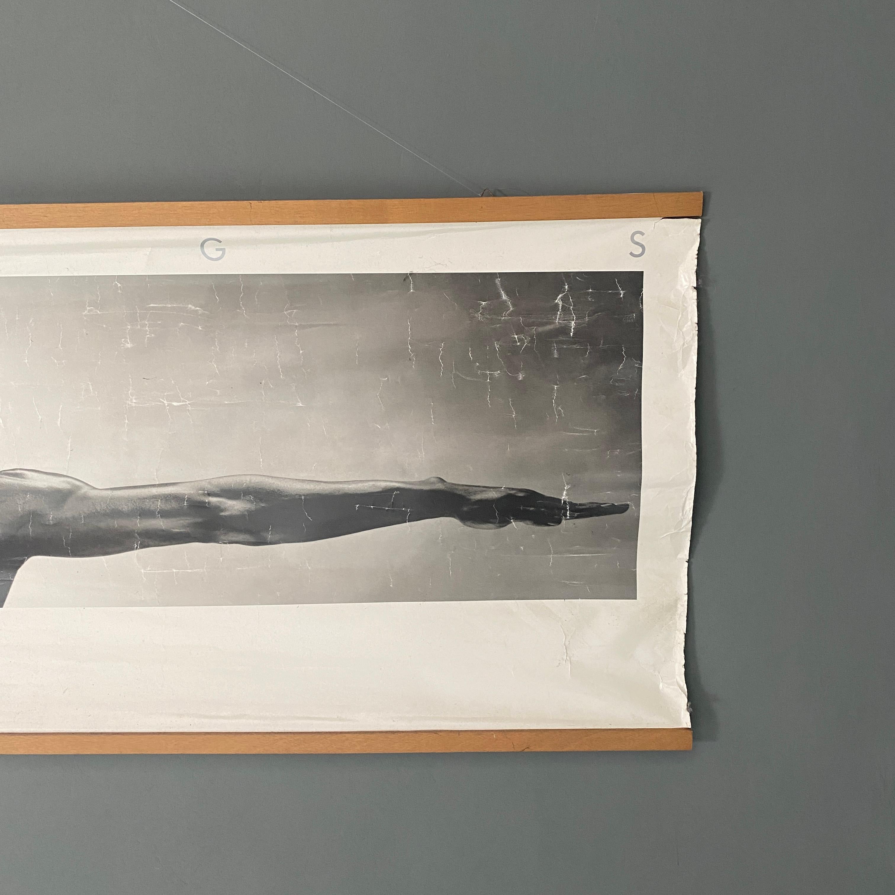 Italian Modern Black and White Michael Jordan Poster by NIKE, 1990s