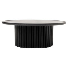 Modern Black Ash Solid Wood Coffee Table