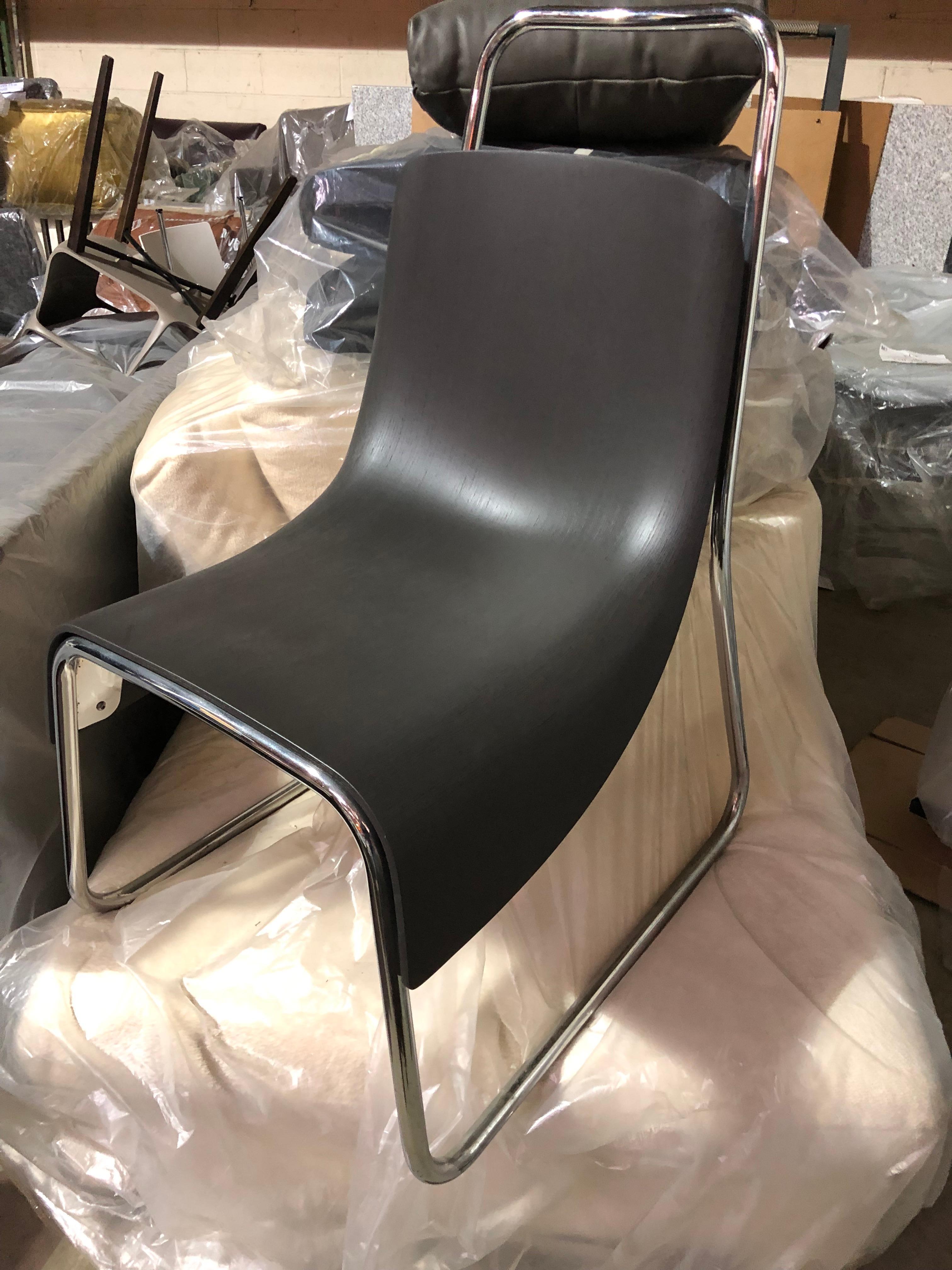 Italian Modern Black Baleri Littlebig Armless Chair by Jeff Miller