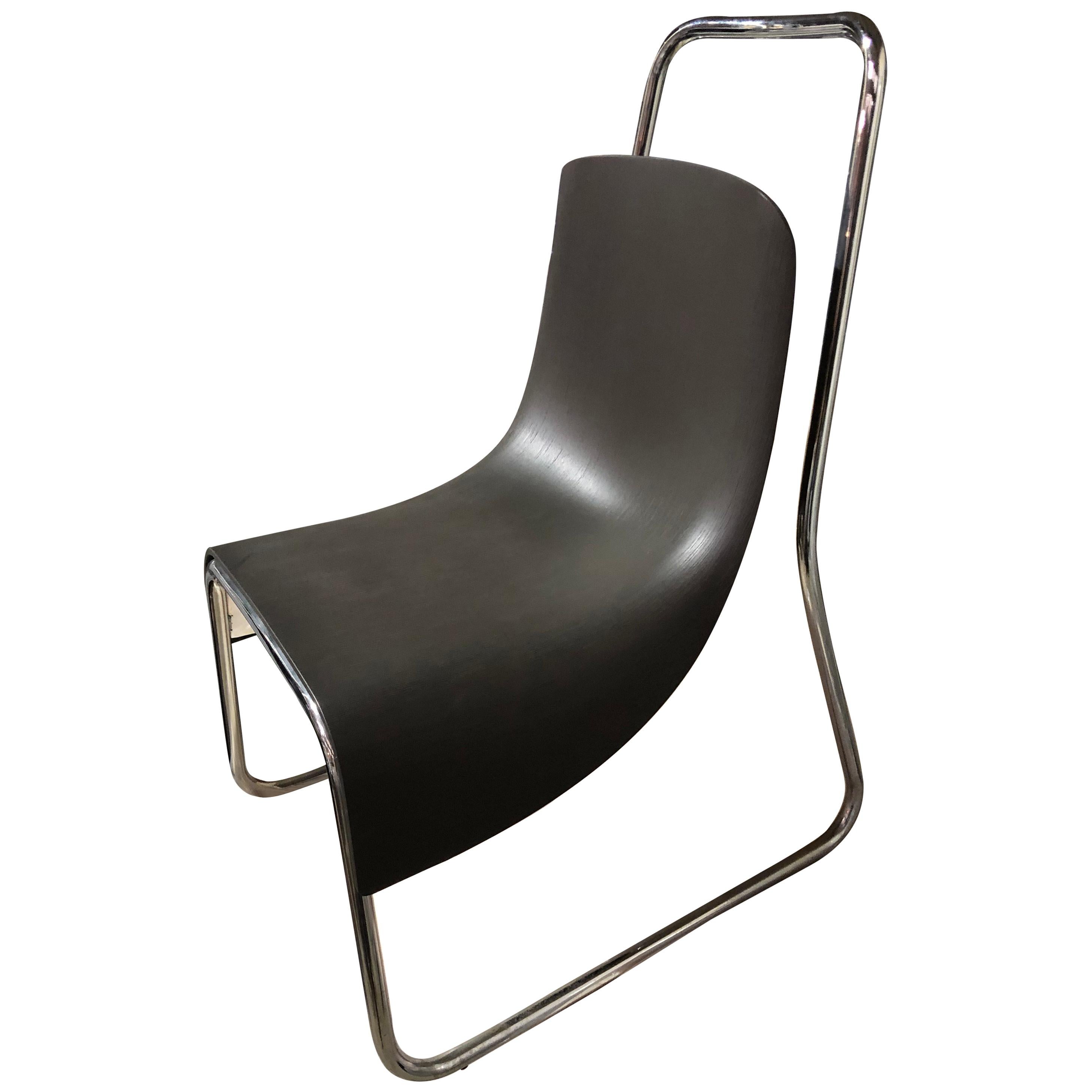 Modern Black Baleri Littlebig Armless Chair by Jeff Miller