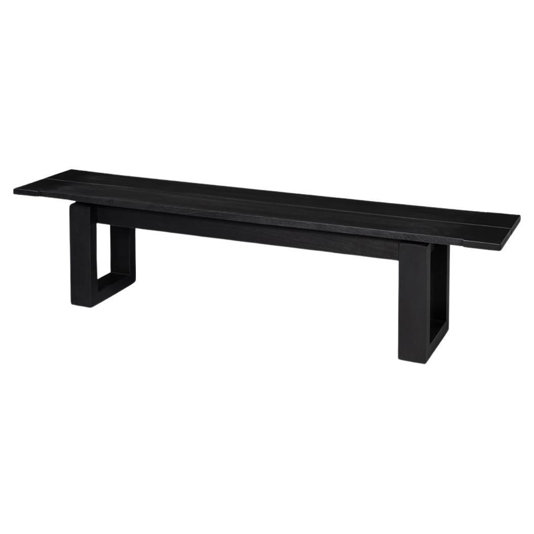 Modern Black Bench im Angebot