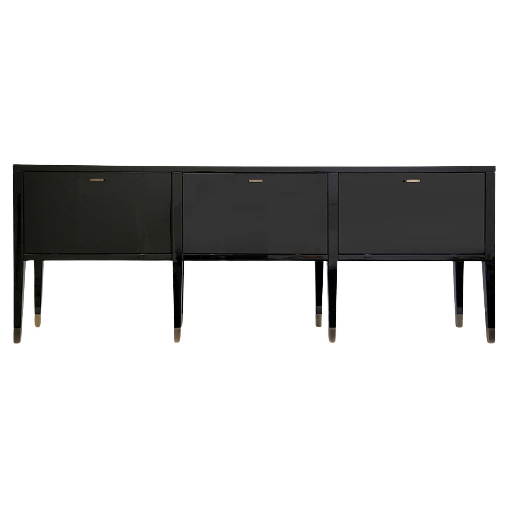 The Moderns Console Sideboard High Gloss noir