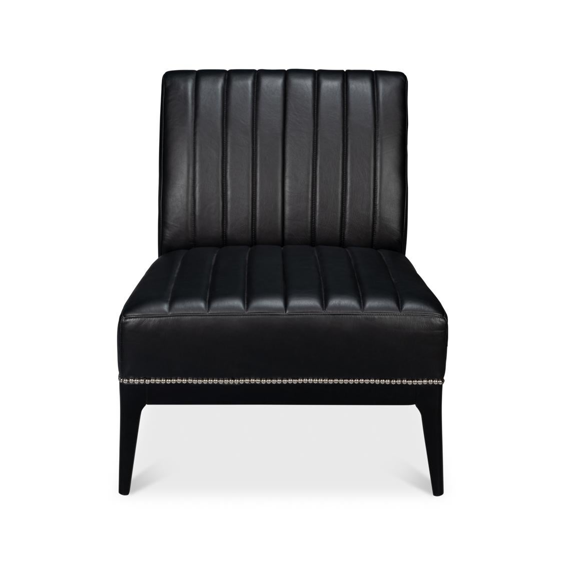 A piece that effortlessly elevates any room with its classic charm and superior craftsmanship. Designed with an uncluttered and sophisticated silhouette, this chair not only serves as a statement of style but also as a sanctuary of comfort.
The Onyx