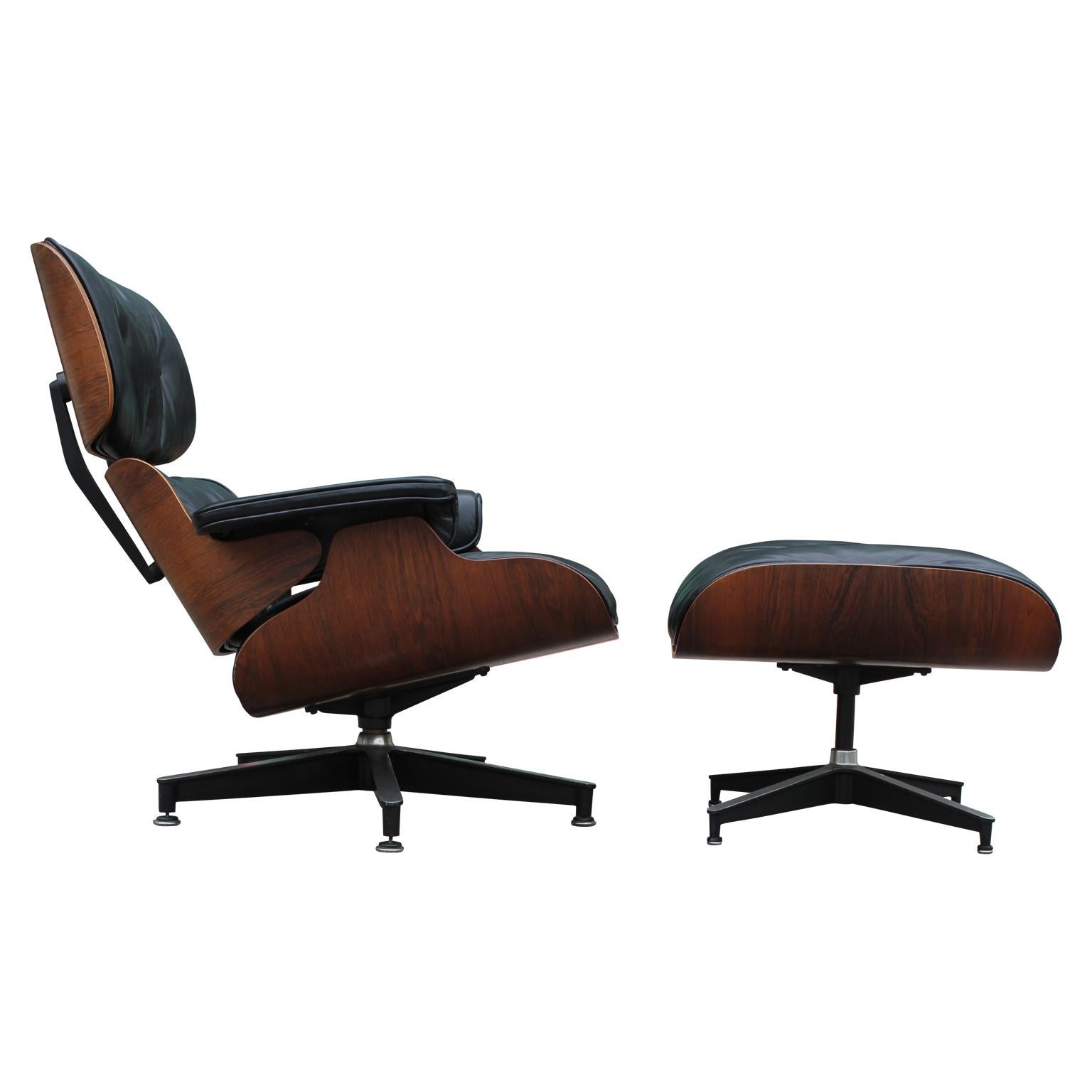rosewood eames lounge chair