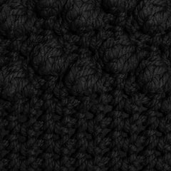 Modern Black Macrame Decorative Pillow