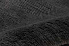 Modern Black Mohair Rug by Doris Leslie Blau