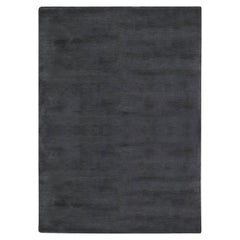 Modern Black Mohair Rug by Doris Leslie Blau