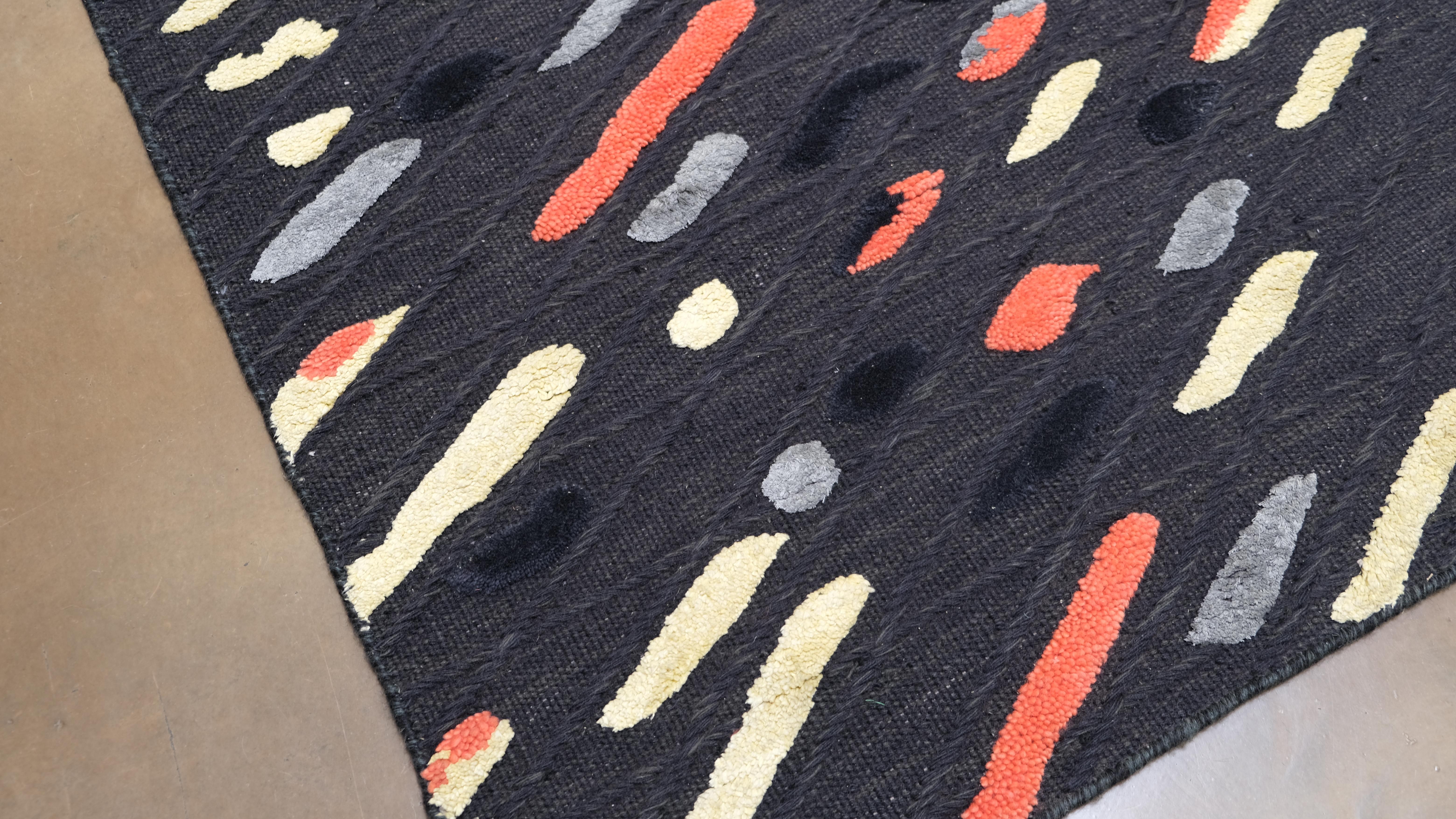 Tappeto Modern Color Multi-Color Mid Century 9'x12' In condizioni Nuovo in vendita a Torrance, CA