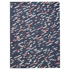 Modern Black Multi-Colored Mid Century Rug 9'x12'