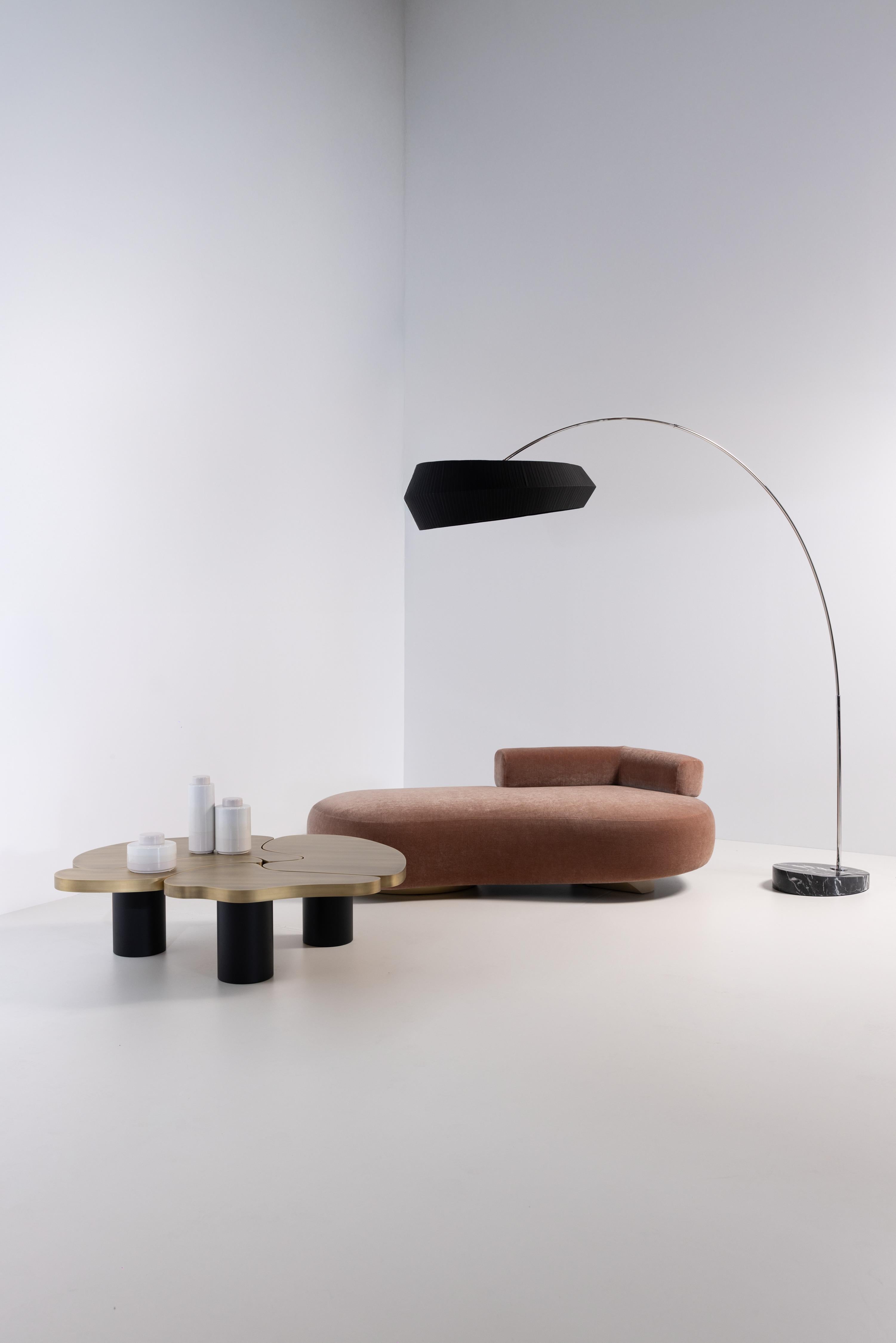 Moderne The Moderns Sublime Arc Floor Lamp, Marble, Handmade in Portugal by Greenapple en vente