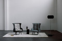 Modern Sublime Floor Lamp, Black Marble, Handmade in Portugal by Greenapple