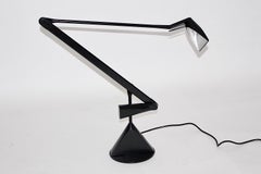 Modern Black Vintage Table Lamp Zelig by Walter Monici for Lumina, 1980s, Italy