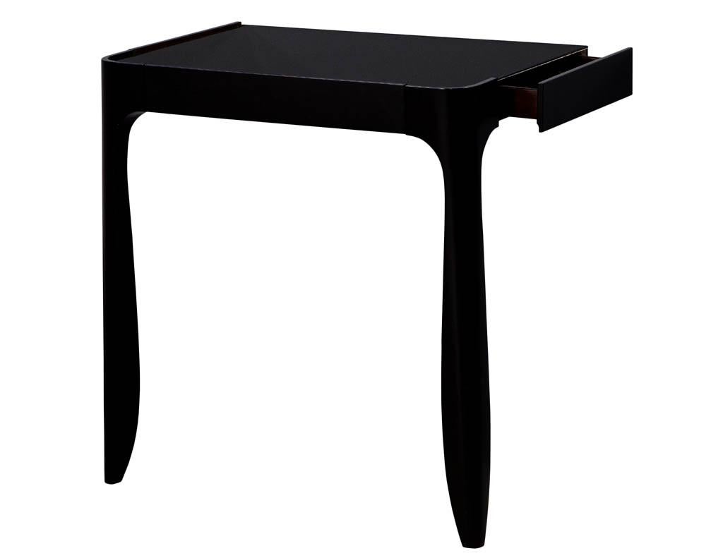 Modern Black Wall Mounted Vanity Console at 1stDibs