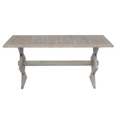 Bleached Oak Console Table