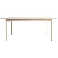 Modern Bleached White Oak Dining Table - Dining Table MONO