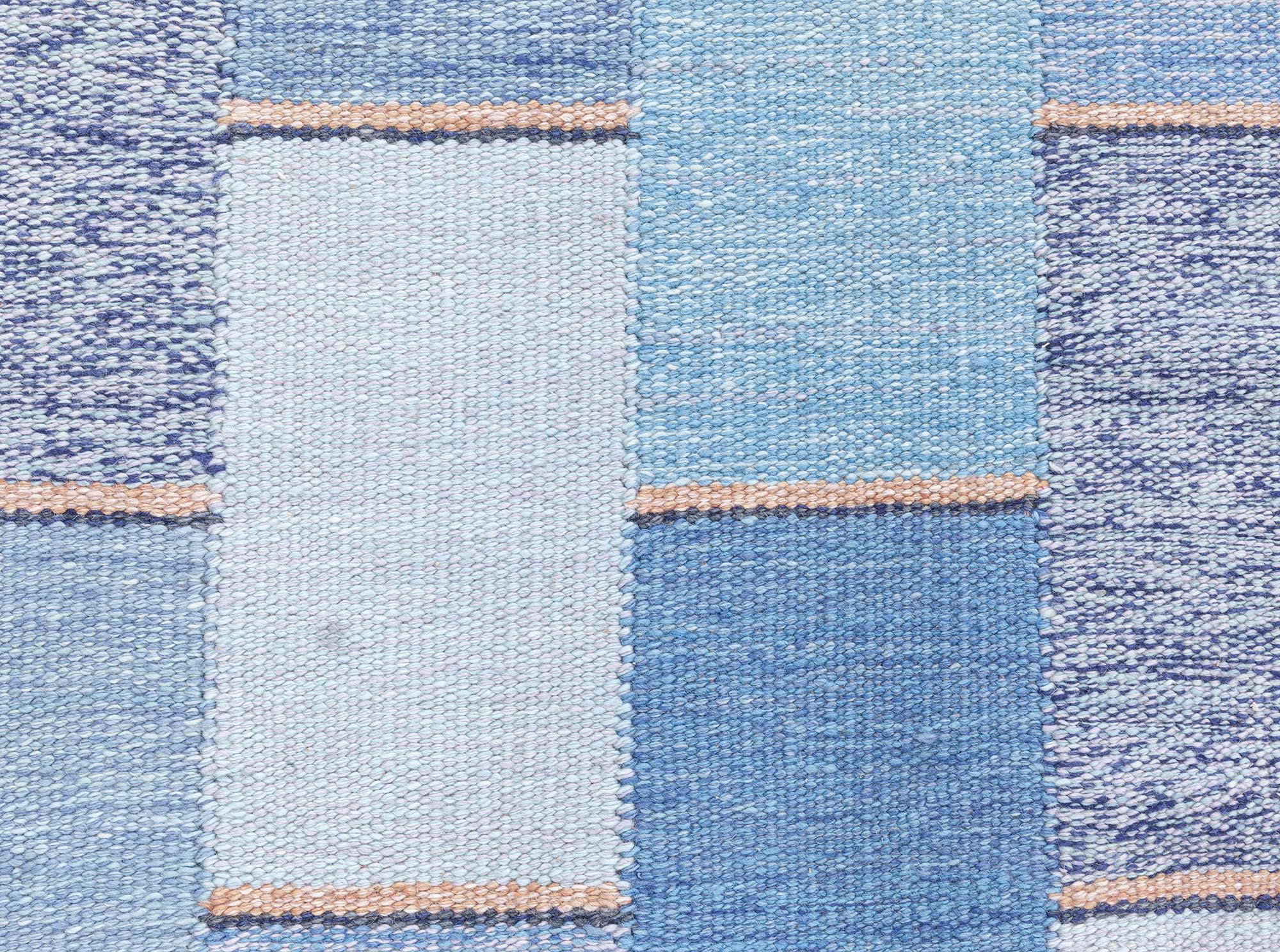 Runner moderno in frammenti svedesi blu di Doris Leslie Blau
Dimensioni: 3'1