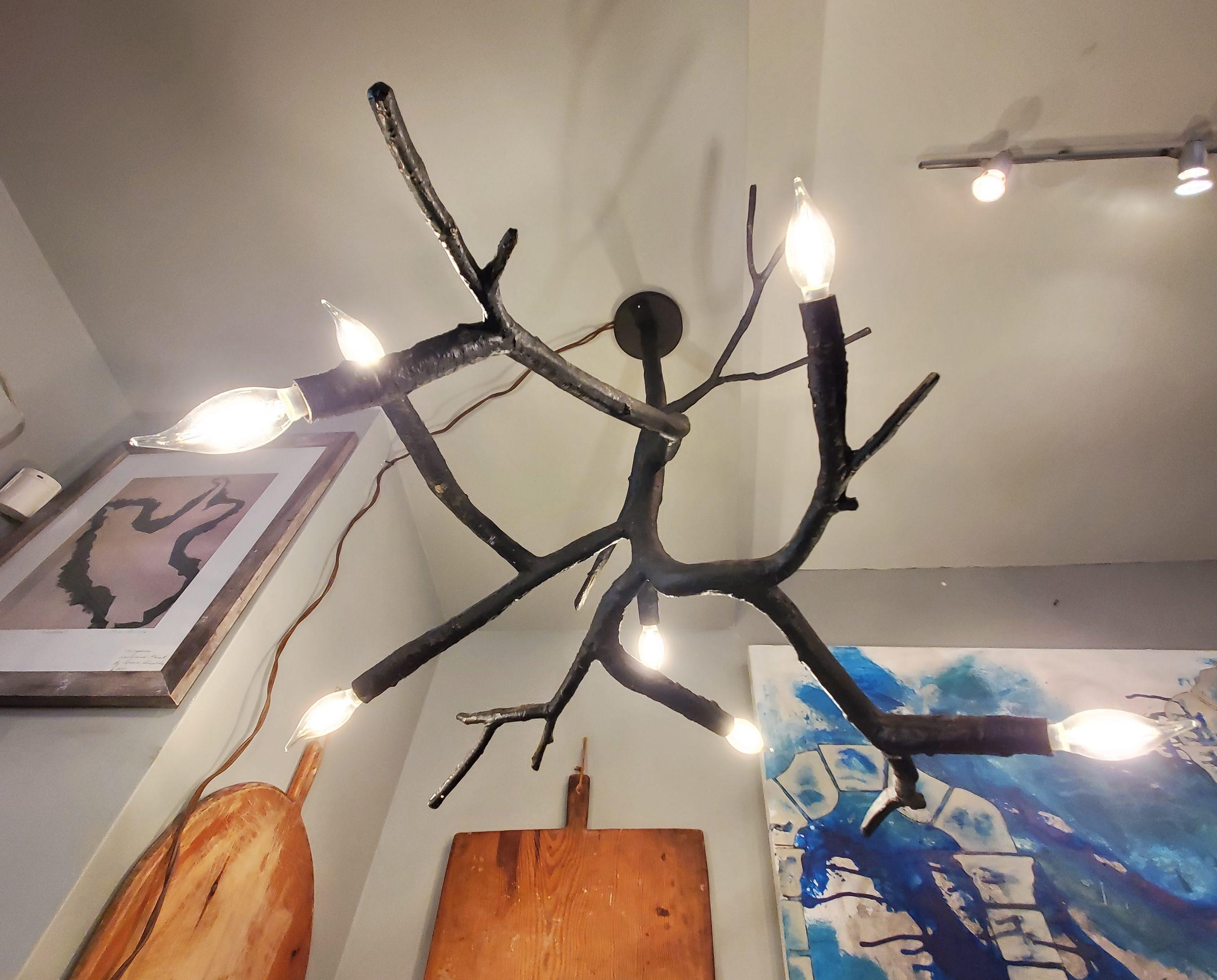 modern branch chandelier