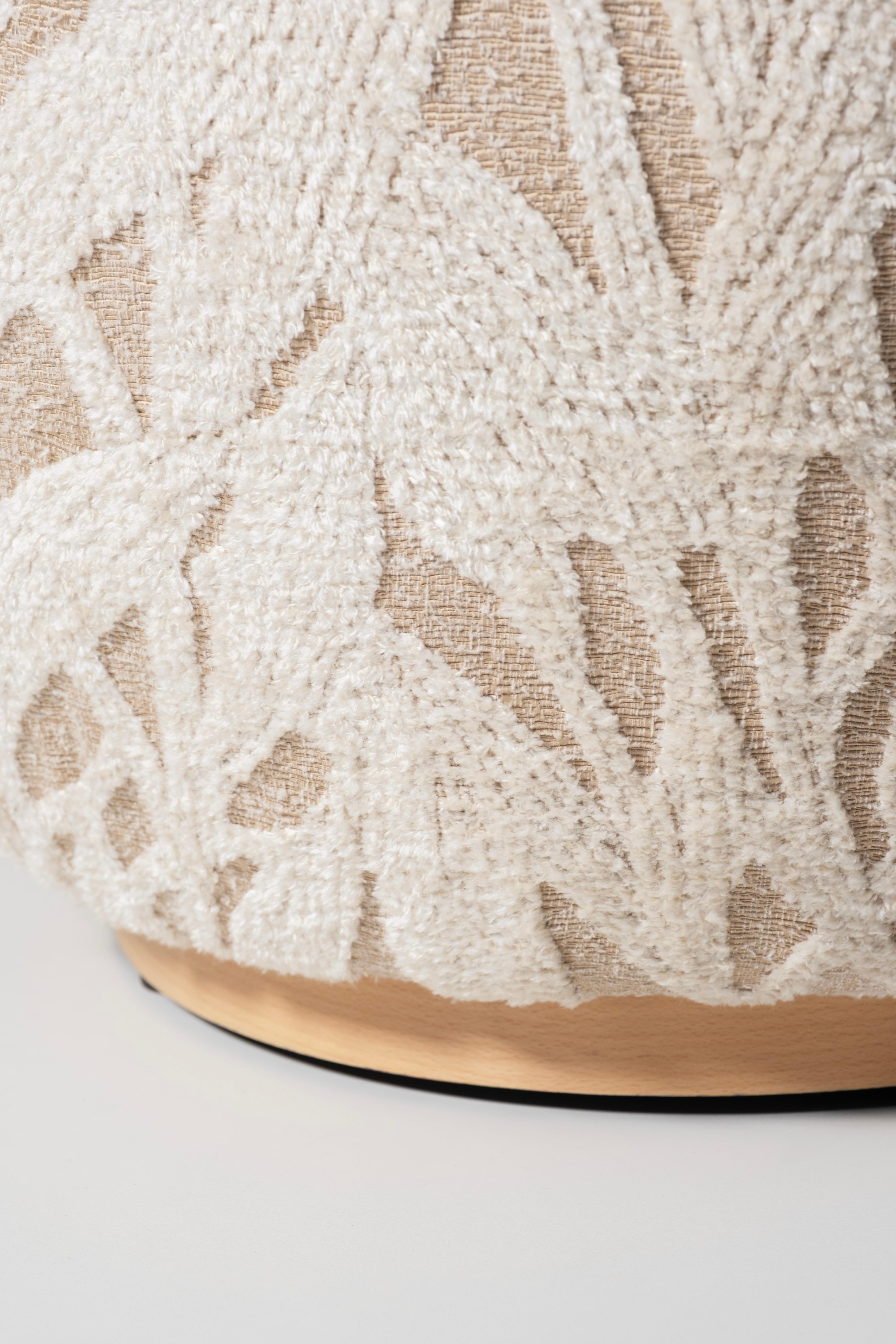 Modern Bolota Curved Sofa, Nobilis Fabric, Handmade in Portugal by Greenapple For Sale 5