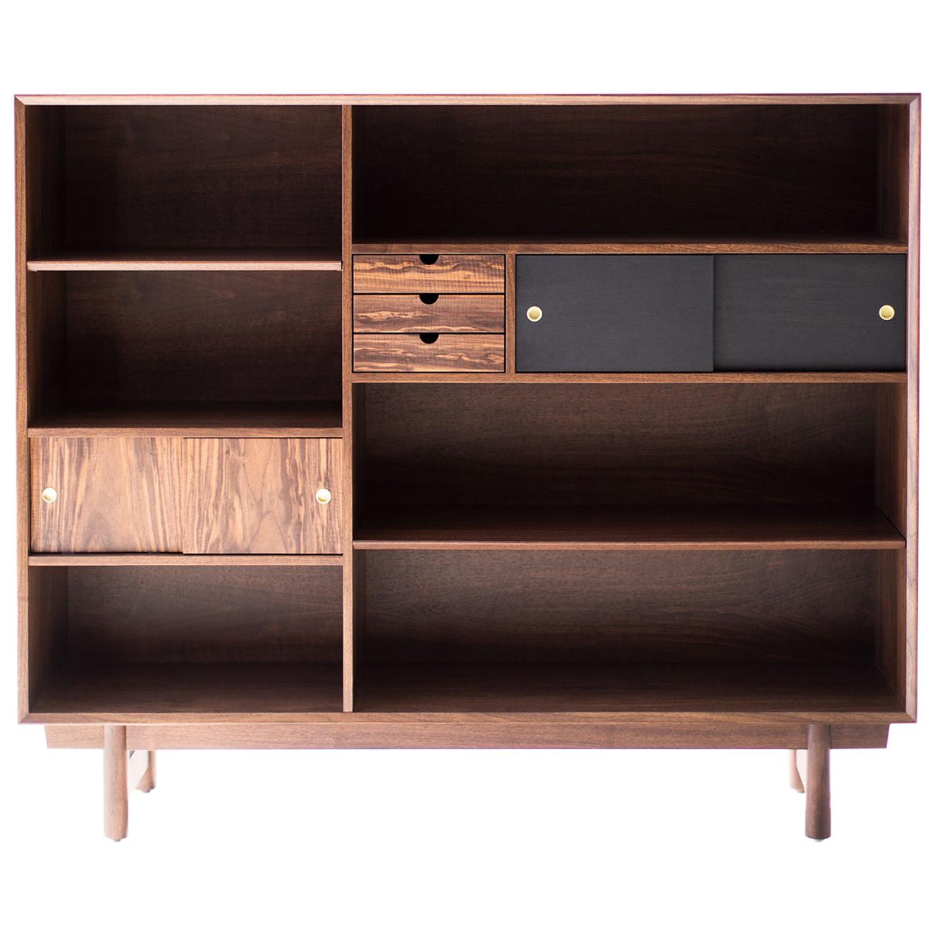 Modern Bookcase Cabinet The Peabody Collection