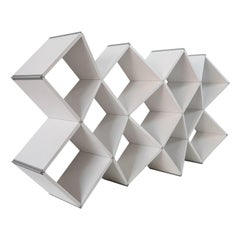 Modern Bookcase in PVC Foam and Extruded Aluminum. X.me