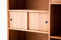 Libreria moderna in teak di Lawrence Peabody