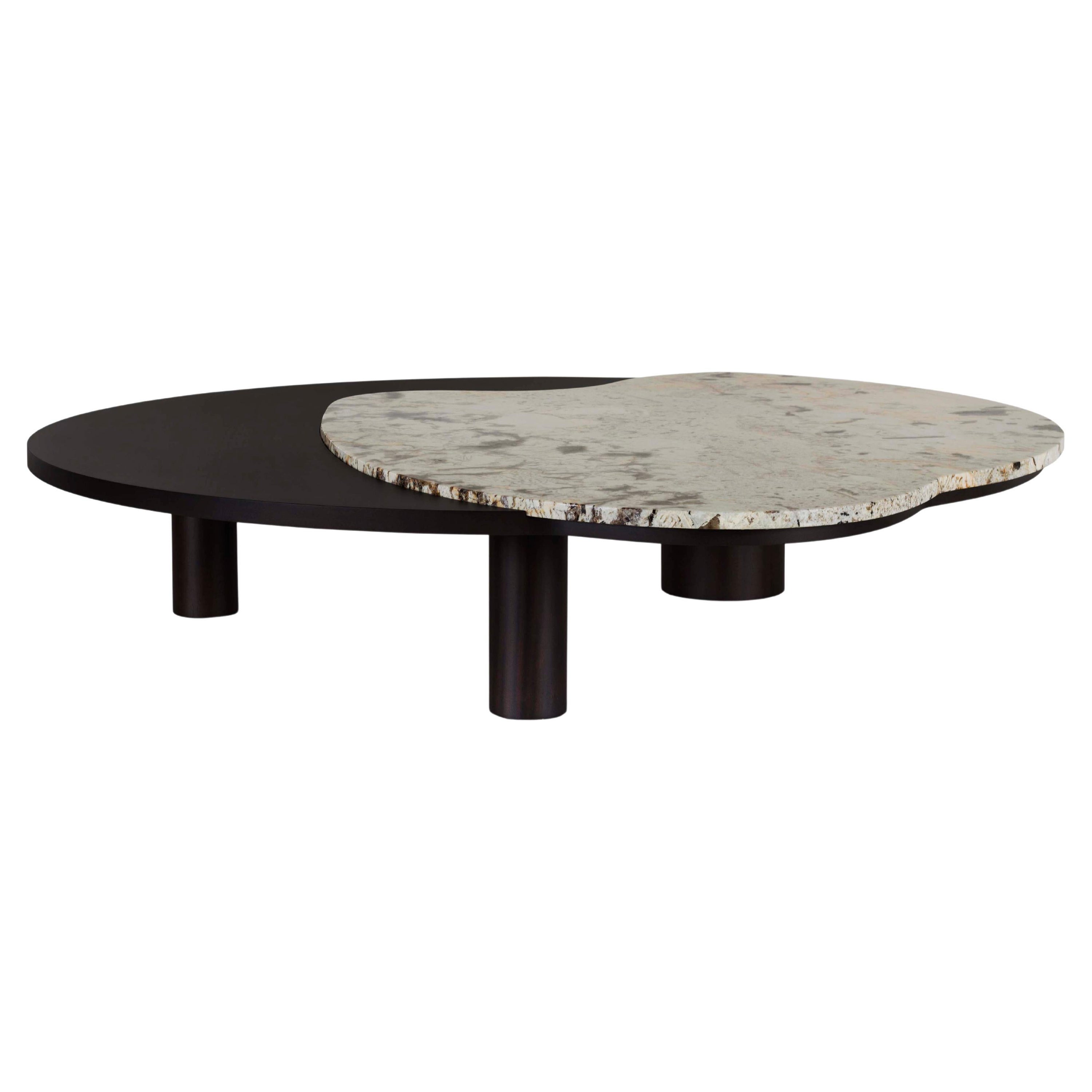 Mid-Century Modern Modern Bordeira Coffee Table, Patagonia Stone, Handmade Portugal by Greenapple For Sale