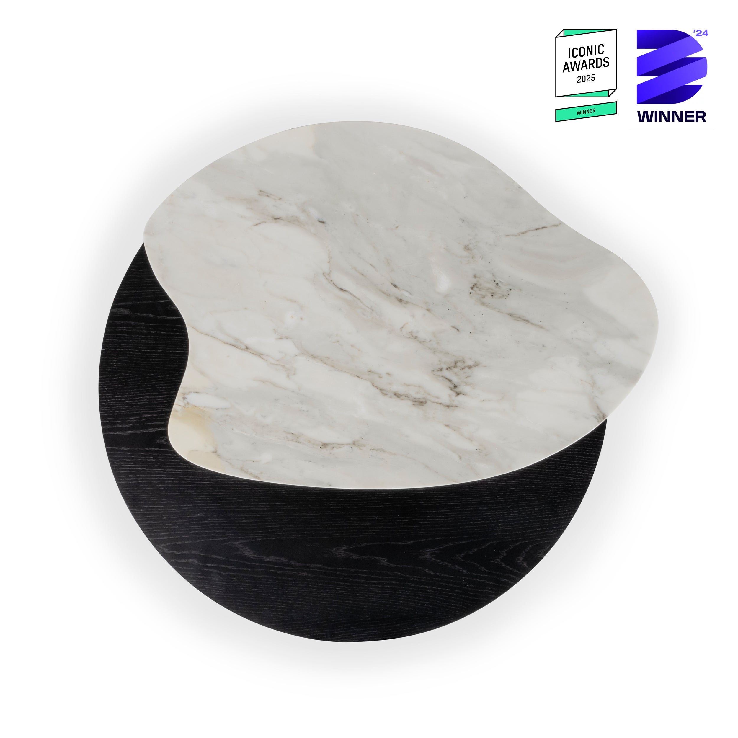 Moderne Bordeira-Couchtische, Calacatta-Marmor, handgefertigt Portugal von Greenapple