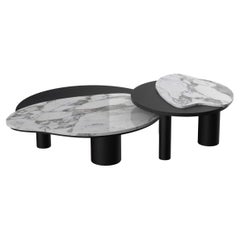 Modern Bordeira Nesting Coffee Table, Marble, Handmade in Portugal by Greenapple