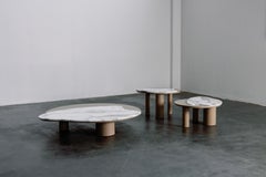 Modern Bordeira Nesting Coffee Tables, Marble, Handmade Portugal by Greenapple
