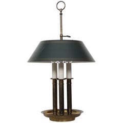 Lampe de table moderne en laiton de style Bouillotte par Th. A Valentin, années 1960, Danemark