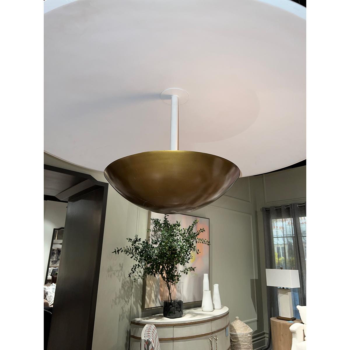 Modern Bowl Chandelier For Sale 1