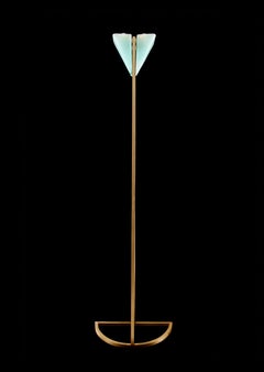 Lampada da terra moderna in ottone e stampo An Nur