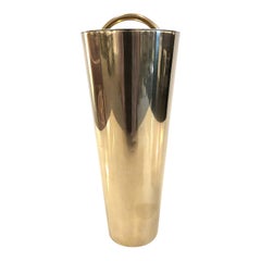 Retro Modern Brass Cocktail Shaker