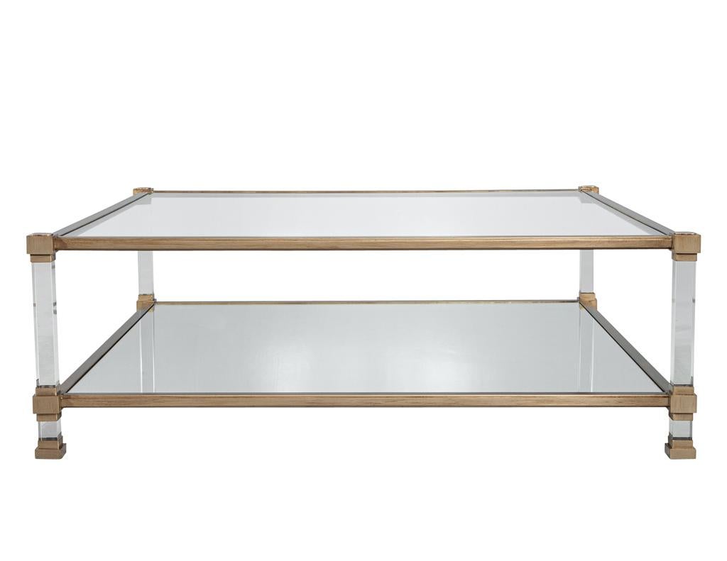 Moderner Cocktailtisch aus Messing Gwyneth von Century Furniture (21. Jahrhundert und zeitgenössisch) im Angebot